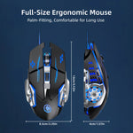 Load image into Gallery viewer, Ambidextrous RGB Gaming Mouse, 7 Buttons - photo 9