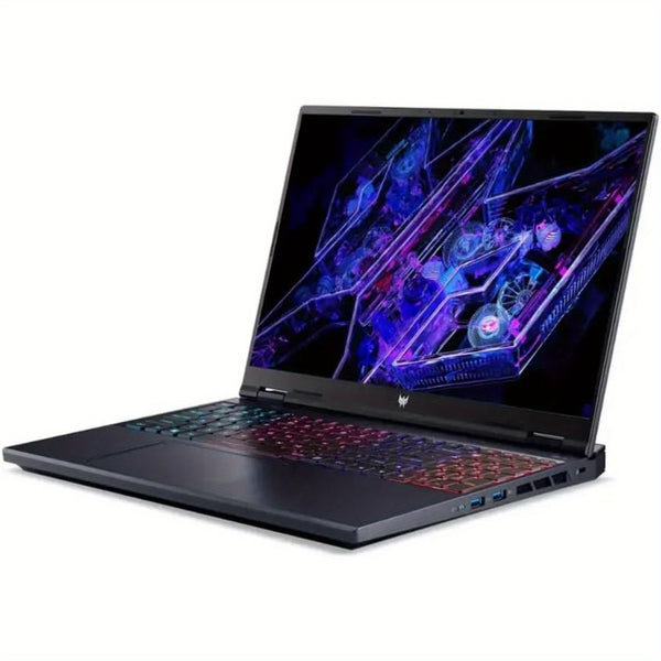 Gaming laptop acer predator helios neo 16 rtx 4060 64gb ddr5 2tb ssd backlit keyboard with black gaming mouse