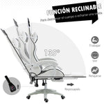 Load image into Gallery viewer, PU Leather Swivel Gaming Chair three-quarter angle view