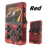 Load image into Gallery viewer, R36S retro handheld in hand - portable gaming