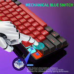Load image into Gallery viewer, Snpurdiri green switch keyboard top-down view showing full 60% compact layout