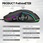 Load image into Gallery viewer, RGB Wired Gaming Mouse 10 Programmable Buttons connected to laptop gaming setup