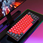 Load image into Gallery viewer, Snpurdiri 60% gaming keyboard RGB backlit full glow in dark room
