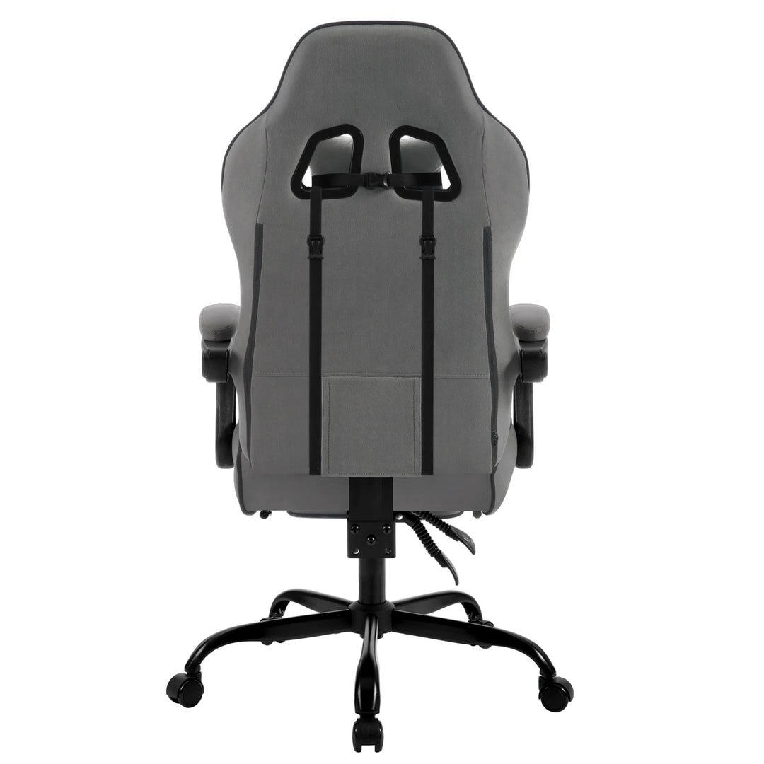 Ergonomic Gaming Chair 360 Swivel With Lumbar Cushion And Footrest For Office And PC