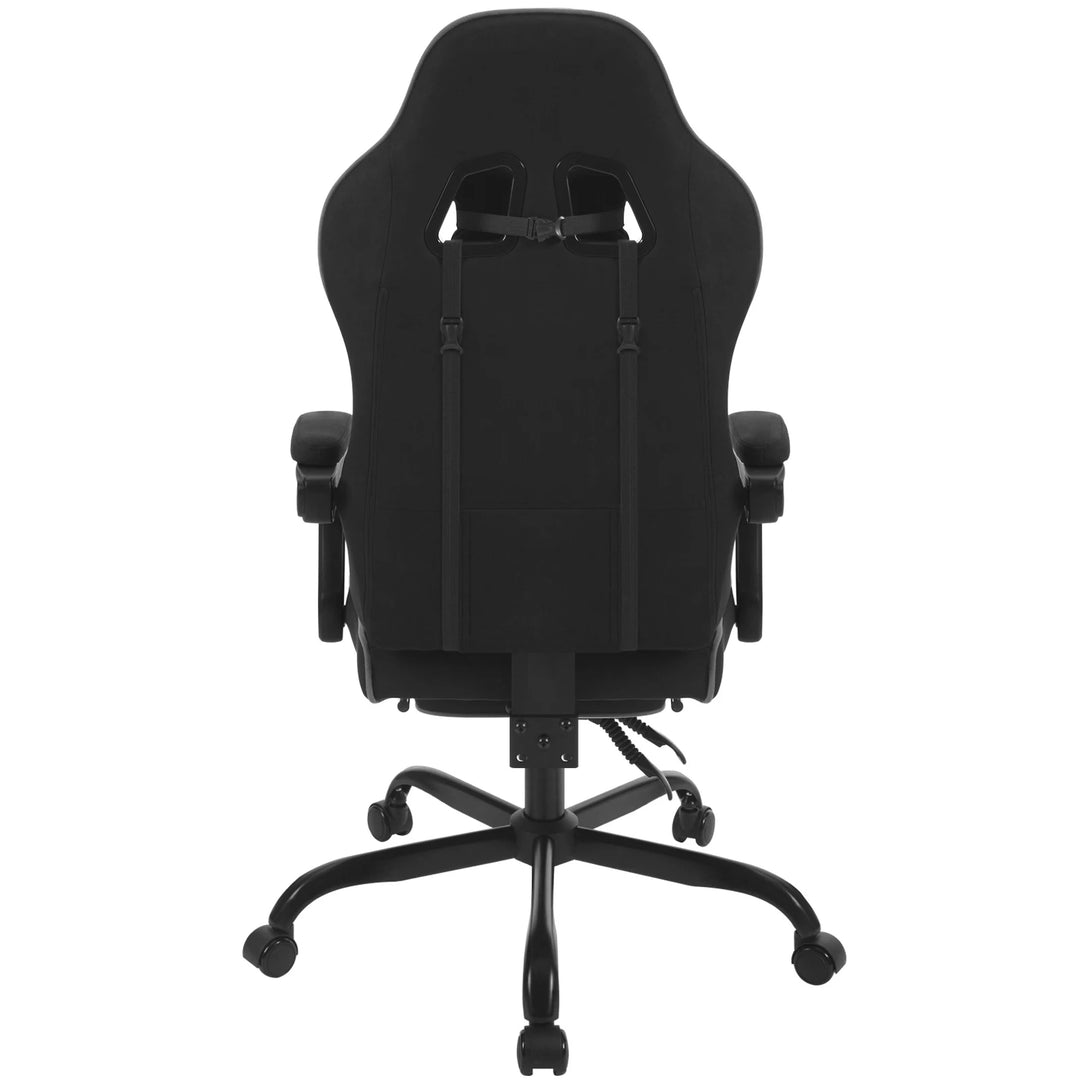 Ergonomic Gaming Chair 360 Swivel With Lumbar Cushion And Footrest For Office And PC