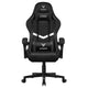 Massage Gaming Chair with Lumbar Support, Reclines to 165°