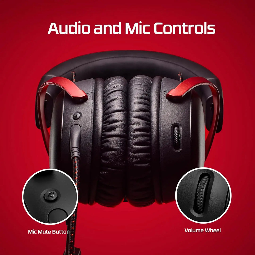 HyperX Cloud III Wired Gaming Headset - Angled 53mm Drivers and Ultra-Clear Microphone for PC PS5 Xbox Series X and S
