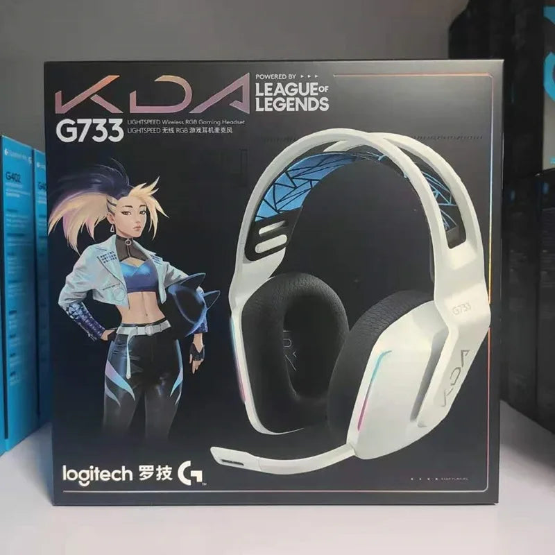 Logitech G733 Lightspeed Wireless Headset - Immersive 7.1 Surround Sound for Gaming