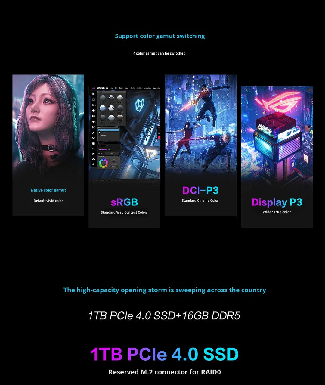 Gaming Laptop Nebula 2.5K Display RTX 4060 240Hz 16 Inch For Immersive RGB Setups