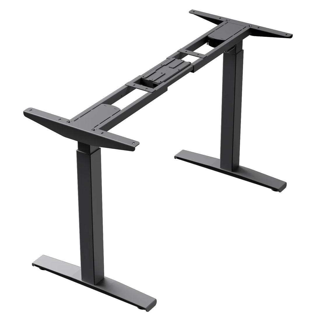Standing Desk 55 X 28 Inch Dual Motor Height Adjustable For Gaming And Office With Alloy Steel Frame