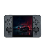 Load image into Gallery viewer, Dual-Player Handheld Console with 4-Inch Screen front panel view showing screen and buttons
