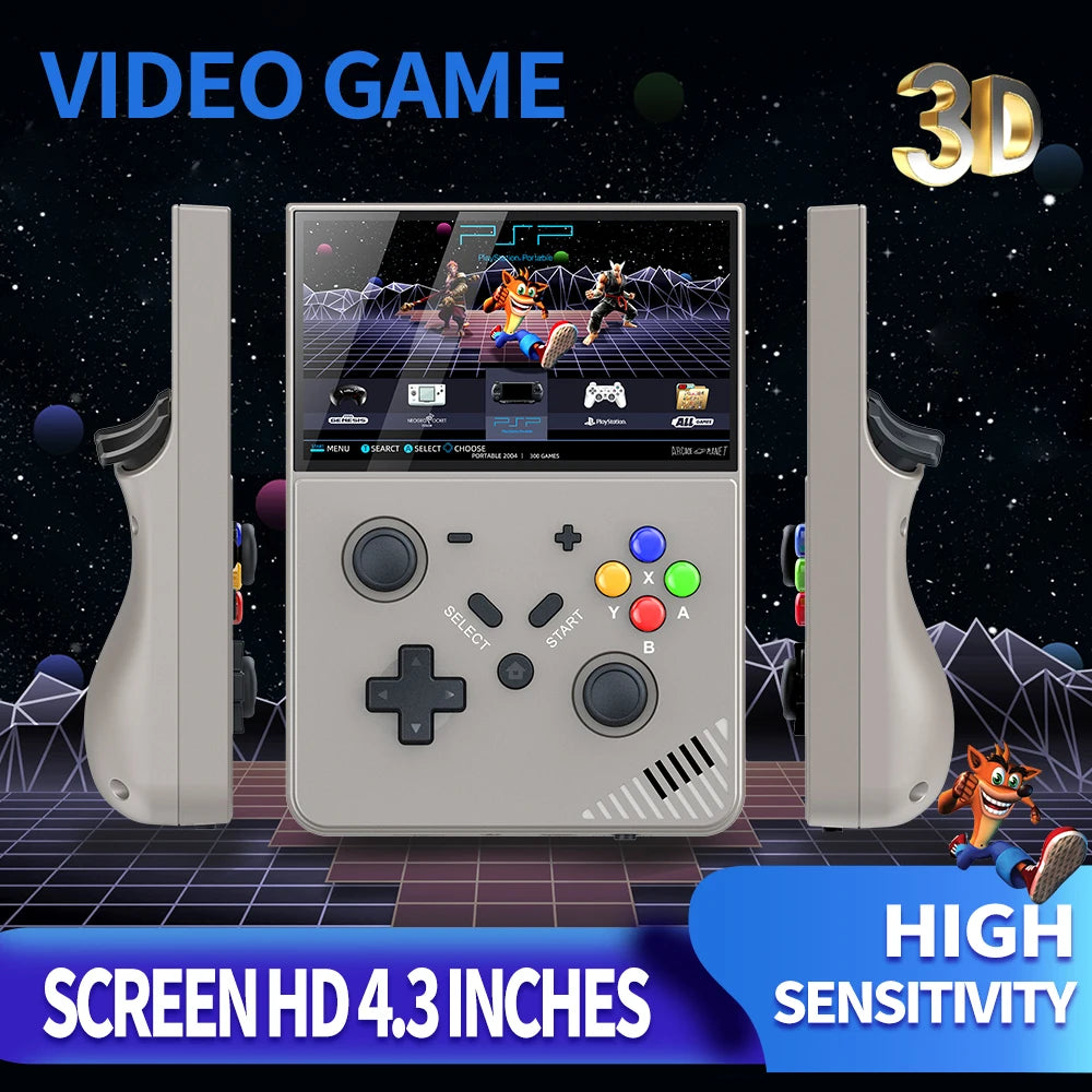 M18 Retro Handheld Console, 64GB 4.3-Inch HD - photo 3