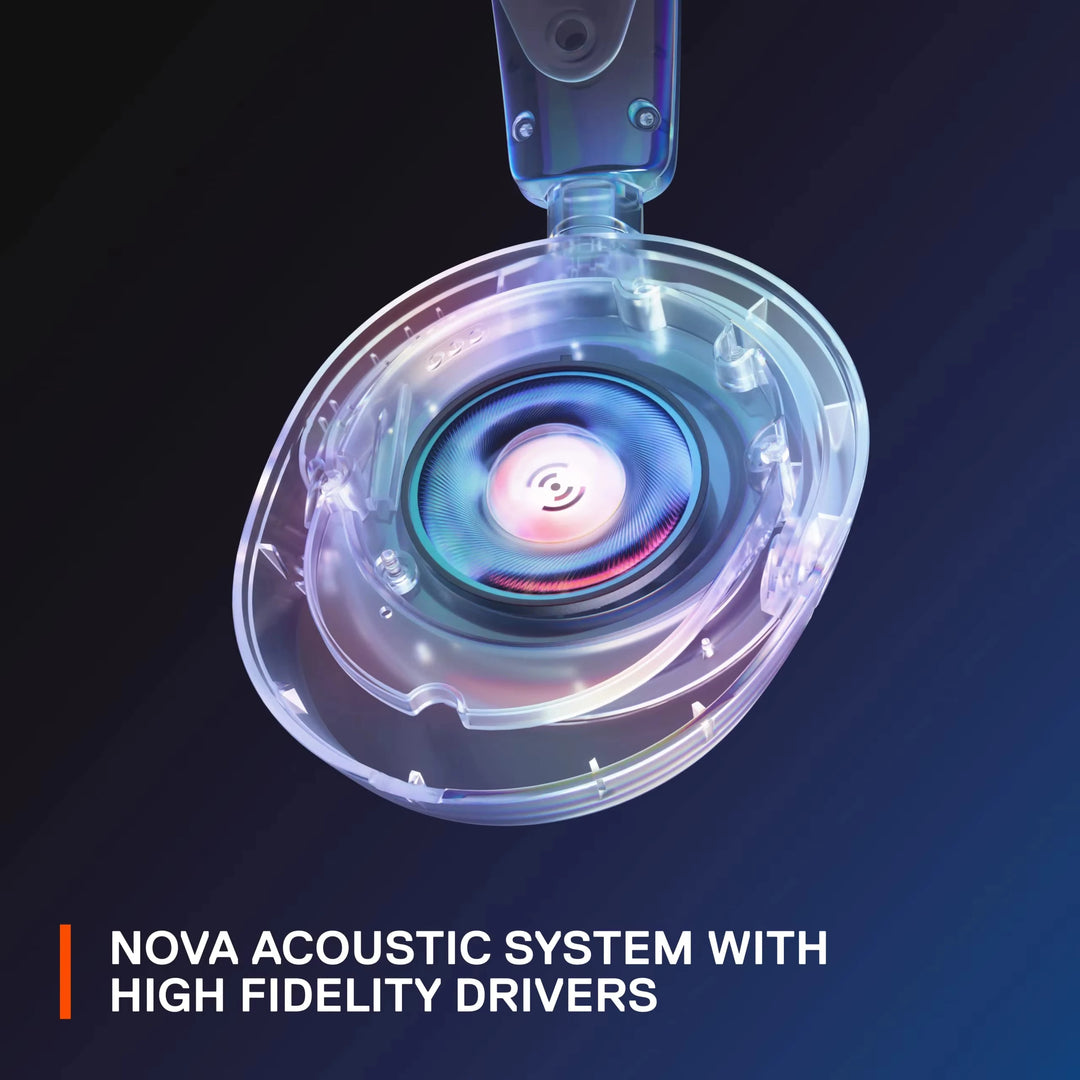 Wired Gaming Headset Arctis Nova 3 RGB with 360 Spatial Surround Sound ClearCast Gen 2 Microphone ANC