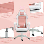 Load image into Gallery viewer, PU Leather Swivel Gaming Chair fully reclined position
