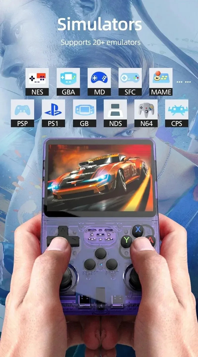 Retro Handheld Console - Linux-Powered Portable Gaming With 20,000 Games And 3.5 Inch IPS Display