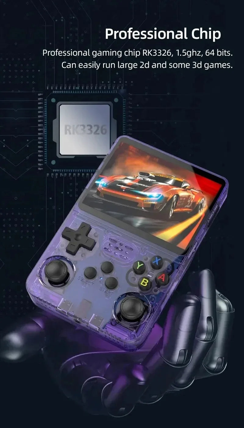 Retro Handheld Console - Linux-Powered Portable Gaming With 20,000 Games And 3.5 Inch IPS Display