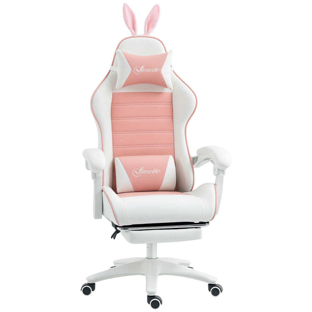 PU Leather Swivel Gaming Chair, Adjustable Height - photo 15