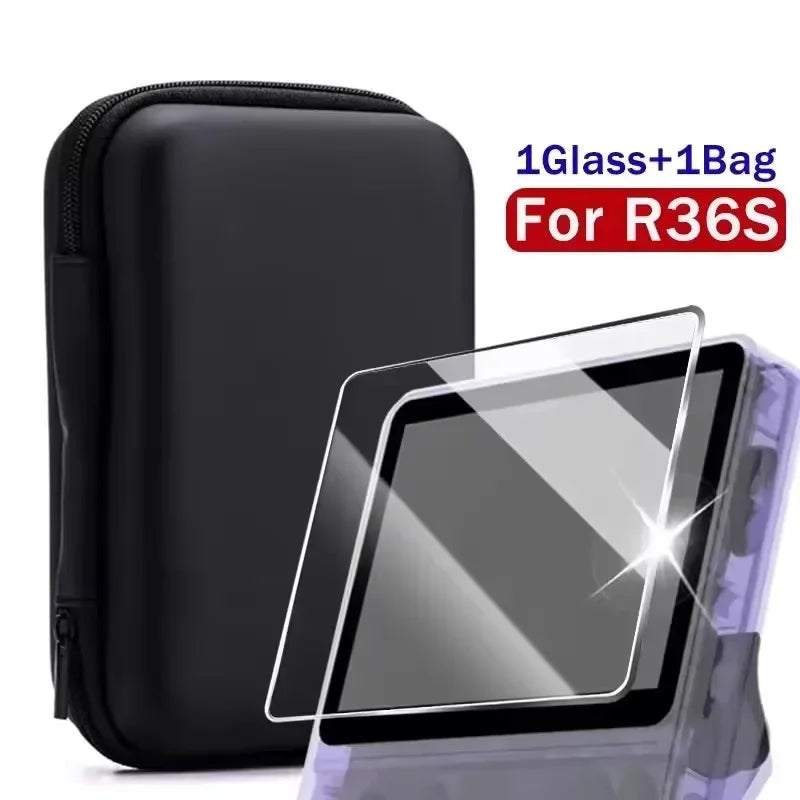 R36S Protection Kit, EVA Carry Case & Screen Protectors