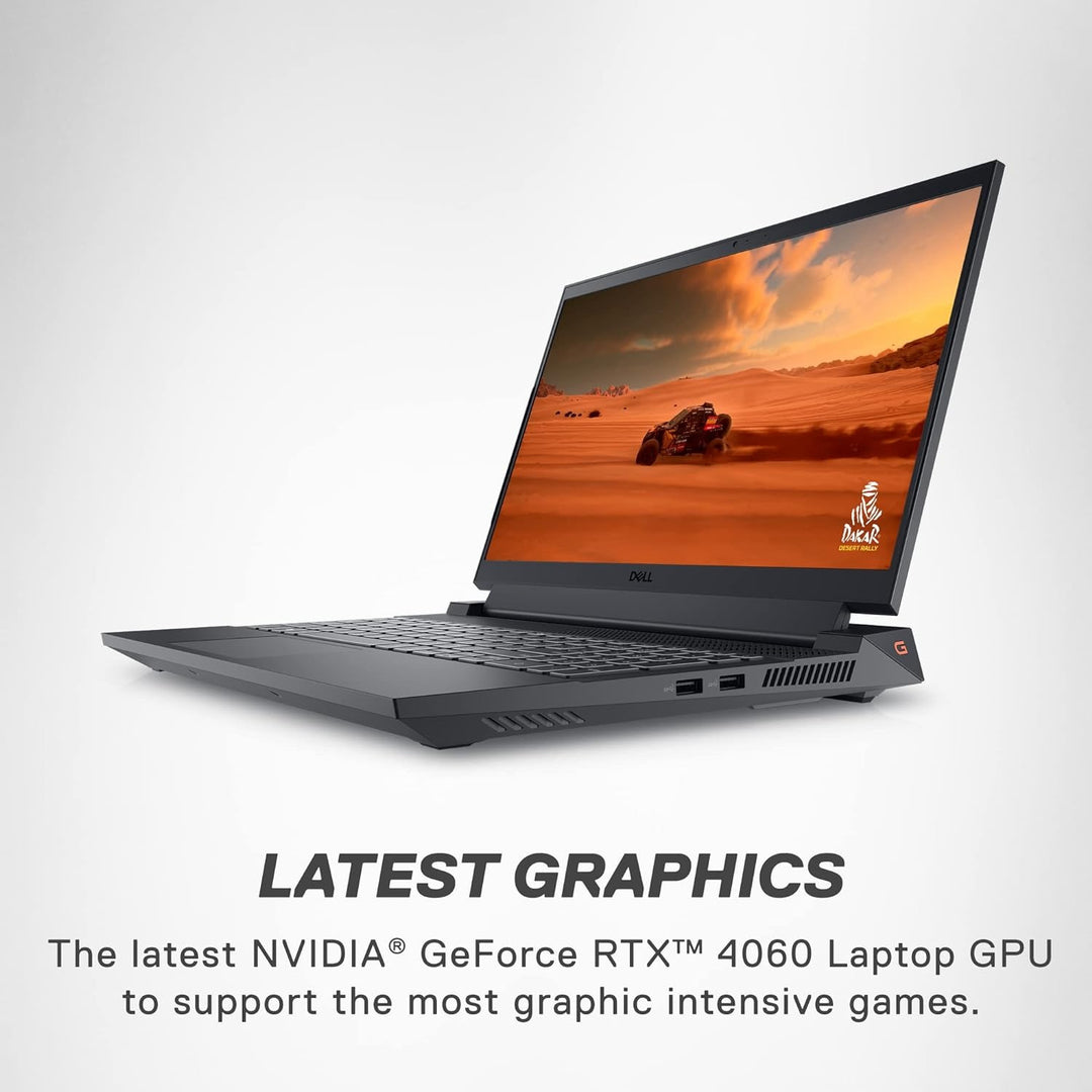 Gaming Laptop Dell G15 5530 15.6 Inch FHD 165Hz RTX 4060 8GB GDDR6, 64GB DDR5 RAM, 2TB SSD, Backlit Keyboard, Windows 11