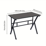 Load image into Gallery viewer, Gaming desk 100cm dimensions, 100cm wide by 60cm deep by 75cm tall
