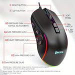 Load image into Gallery viewer, RGB Wired Gaming Mouse, 10 Programmable Buttons - photo 11
