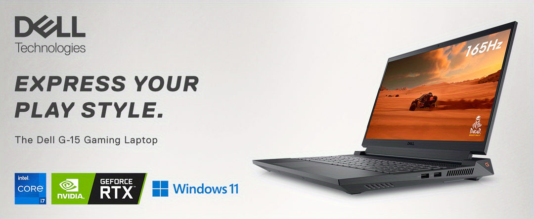 Gaming Laptop Dell G15 5530 15.6 Inch FHD 165Hz RTX 4060 8GB GDDR6, 64GB DDR5 RAM, 2TB SSD, Backlit Keyboard, Windows 11