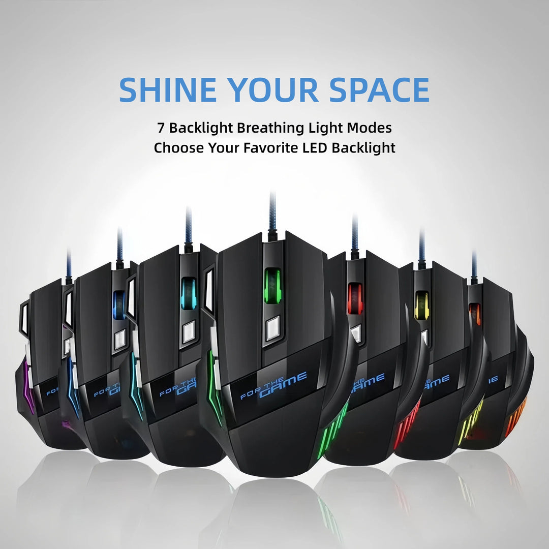 Ambidextrous RGB Gaming Mouse, 7 Buttons - photo 20