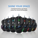Load image into Gallery viewer, Ambidextrous RGB Gaming Mouse, 7 Buttons - photo 20
